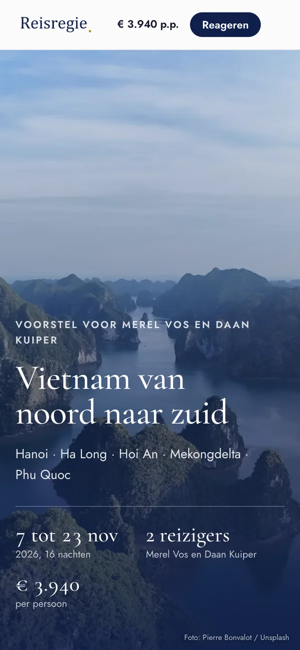 De offerte op een telefoon